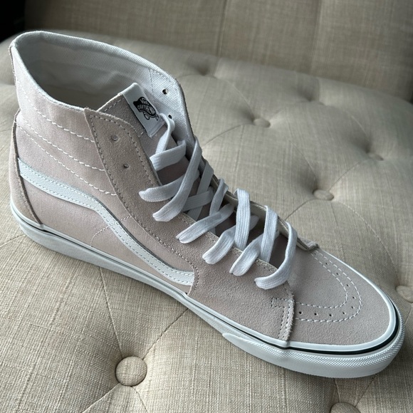 Vans Beige Hi-top Shoes Sz 13 Men’s - Picture 2 of 14